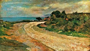 Road By The Sea — Giovanni Fattori