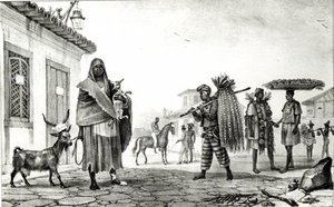 House For Rent, Horse And Goat For Sale — Jean-baptiste Debret