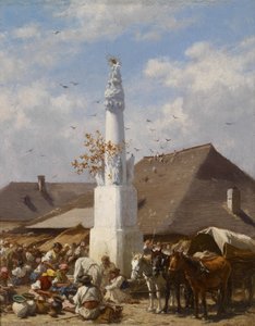 Tableware Market In Szolnok — August Von Pettenkofen