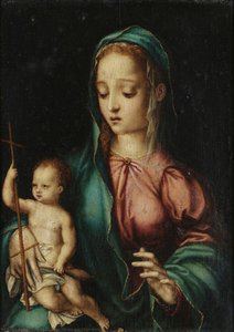 Virgin And Child-morales — Luis De Morales, Renaissance