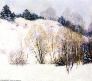 Willows In March — Willard Leroy Metcalf