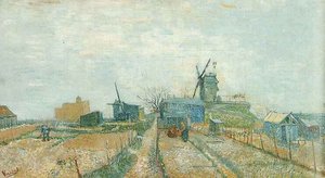 Vegetable Garden In Montmartre — Vincent Willem Van Gogh, Post-impressionist Style