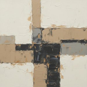 Monolithic Fragments In Earth And Charcoal: A Singular Study Of Textured Permanence — Laurent Fabre