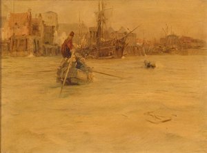 Harbor Scene — Wilhelm Schreuer