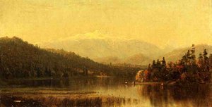Sunset In The White Mountains — Sanford Robinson Gifford, Hudson River School