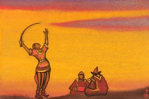 Polovtsians (one With A Scimitar) — Nicholas Roerich, Roerich Symbolism