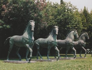 I Quattro Cavalli In Bronzo — Francesco Messina
