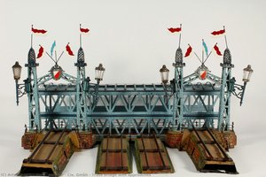 Truss bridge with approaches