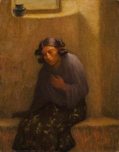 Twilight (hopi Girl) — Joseph Henry Sharp
