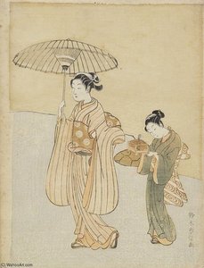 Singing-cricket Cage — Suzuki Harunobu
