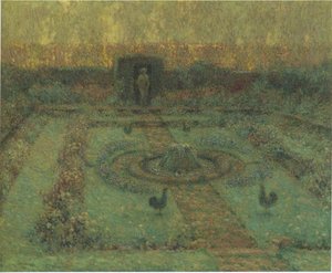 Garden At Hampton Court — Henri Le Sidaner
