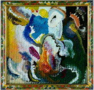Con Jinete (con Conductor) — Wassily Wassilyevich Kandinsky, Abstract Expressionism