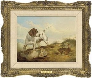 A Gundog In Pursuit Of A Grouse — Paul Jones