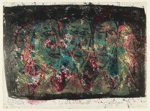 Group Of Faces Iii (suite De Visages Iii) (variant) — Jean Philippe Arthur Dubuffet