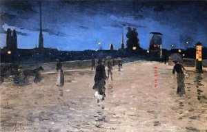 Le Pont De Pierre In Rouen — Charles Angrand