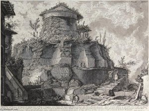 Veduta Di Un Sepolcro Creduto De’scipioni Fuori Di Porta S — Giovanni Battista Fontana