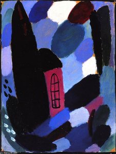 Variation: House In Trees — Alexej Von Jawlensky, Expressionism