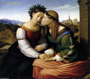 Italia And Germania — Johann Friedrich Overbeck, Nazarene Revival