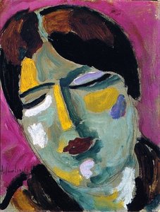 Mystical Head: Dreaming Woman — Alexej Von Jawlensky