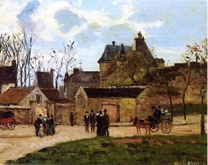 The Court House, Pontoise — Camille Pissarro