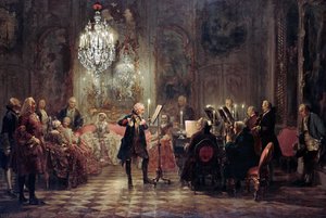 A Flute Concert of Frederick the Great at Sanssouci
