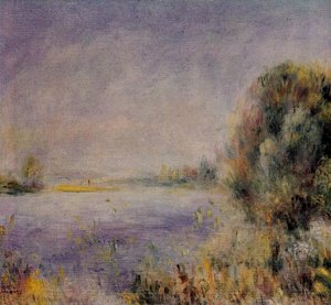 Banks Of The River — Pierre-auguste Renoir