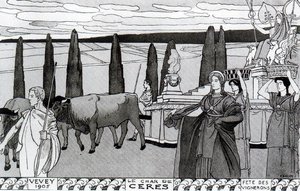 The Chariot Of Ceres — Ernest Biéler