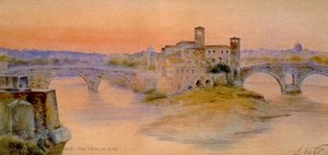 The Tiber At Dusk — Enrico Nardi