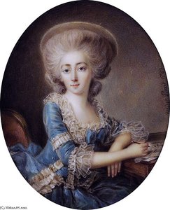 Madame De Montesson — Antoine Vestier Avallon Paris