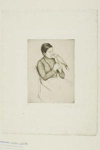 The Parrot — Mary Stevenson Cassatt