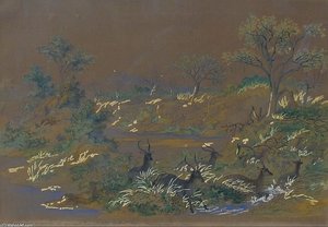 Herd Of Antelope — Thomas Baines