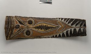 Painting From A Ceremonial House Ceiling — Yuanei, Abgwala Kalaba