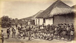 A Fete Day With Coffee Pickers, Santa Maria, Guatemala — Eadweard J Muybridge