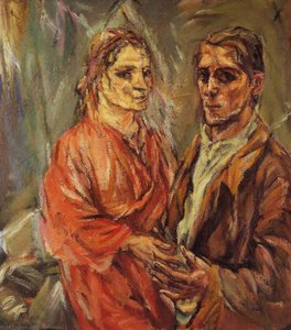 Double Portrait — Oskar Kokoschka, Expressionist Movement