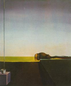The True Painting Of 'the Isle Of The Dead' By Arnold Bocklin At The Hour Of The Angelus, 1932 — Salvador Dalí, Surrealism