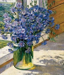 Cornflowers In A Ray Of Sunshine — Konstantin Yuon