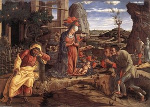 Die Verehrung Der Hirten — Andrea Mantegna