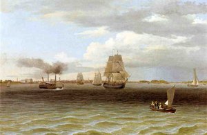 Philadelphia Harbor — Thomas Birch