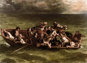Die Schiffbruch Des Don Juan — Eugène Delacroix, Romanticism