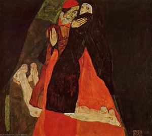 Cardinal and Nun (also known as Caress)