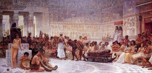 An Egyptian Feast — Edwin Longsden Long