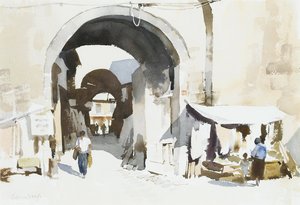 A Gateway Near The Covered Market, Istanbul — Edward Seago