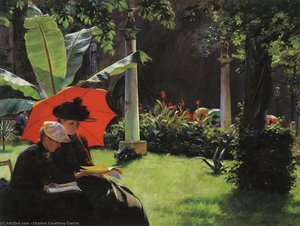 Afternoon in the Cluny Gardens, Paris