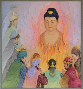 The Buddha Entering Parinirvana