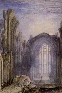 Melrose Abbey — Joseph Mallord William Turner, Romanticism