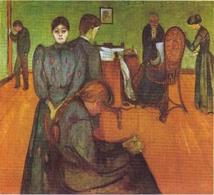 Death In The Patient S Room — Edvard Munch