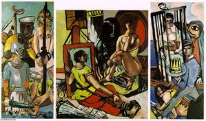 Temptation, Bayerische Staatsgemaldesa — Max Beckmann