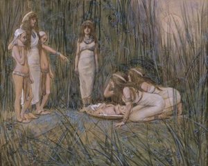 Pharaoh's Daughter Receives The Mother Of Moses — Jacques Joseph Tissot