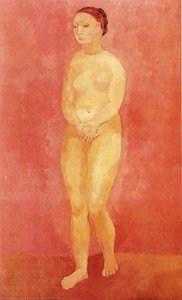 Standing Female Nude — Pablo Picasso, Proto-cubism