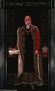 Emperor Franz Joseph I of Austria wearing the